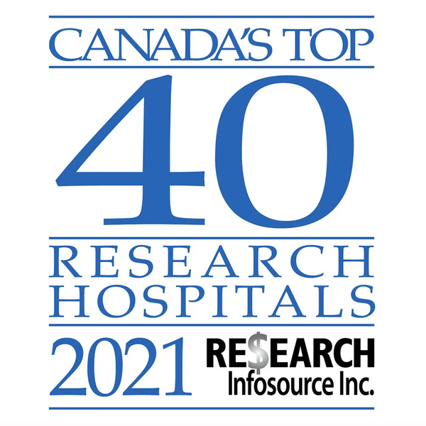 Canada's Top 40 Research Hospitals 2021